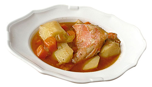 Caldereta de cabracho con patatas